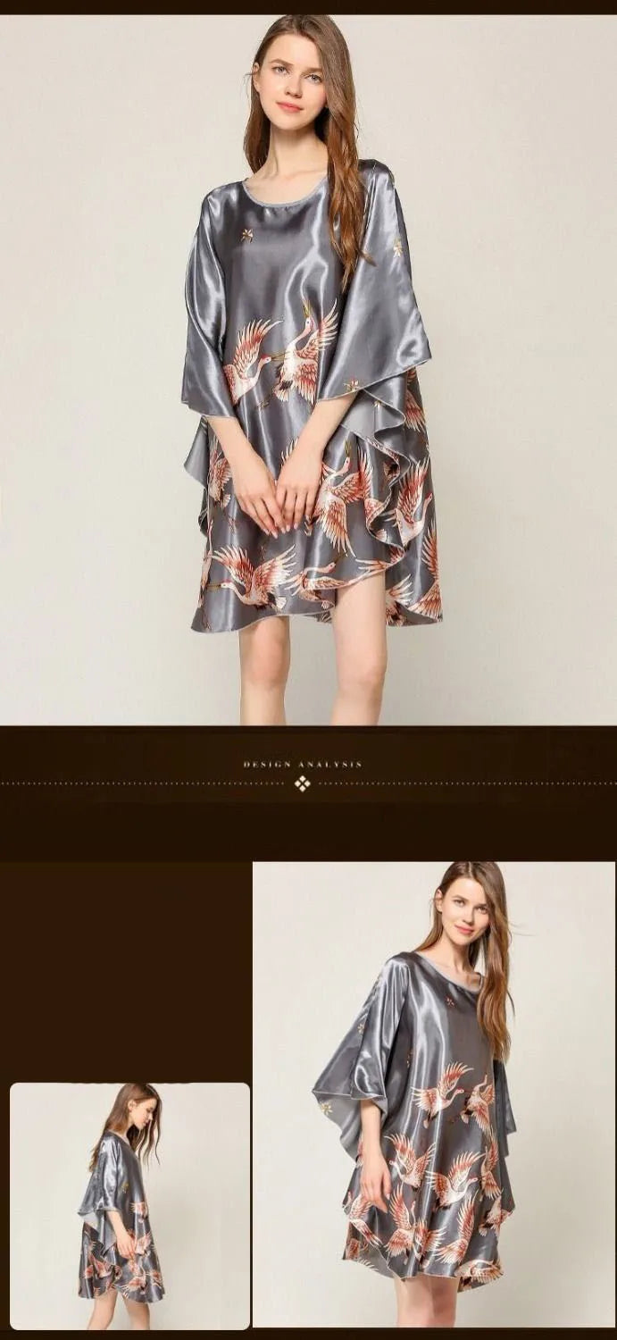 chemise de nuit et robe de chambre femme