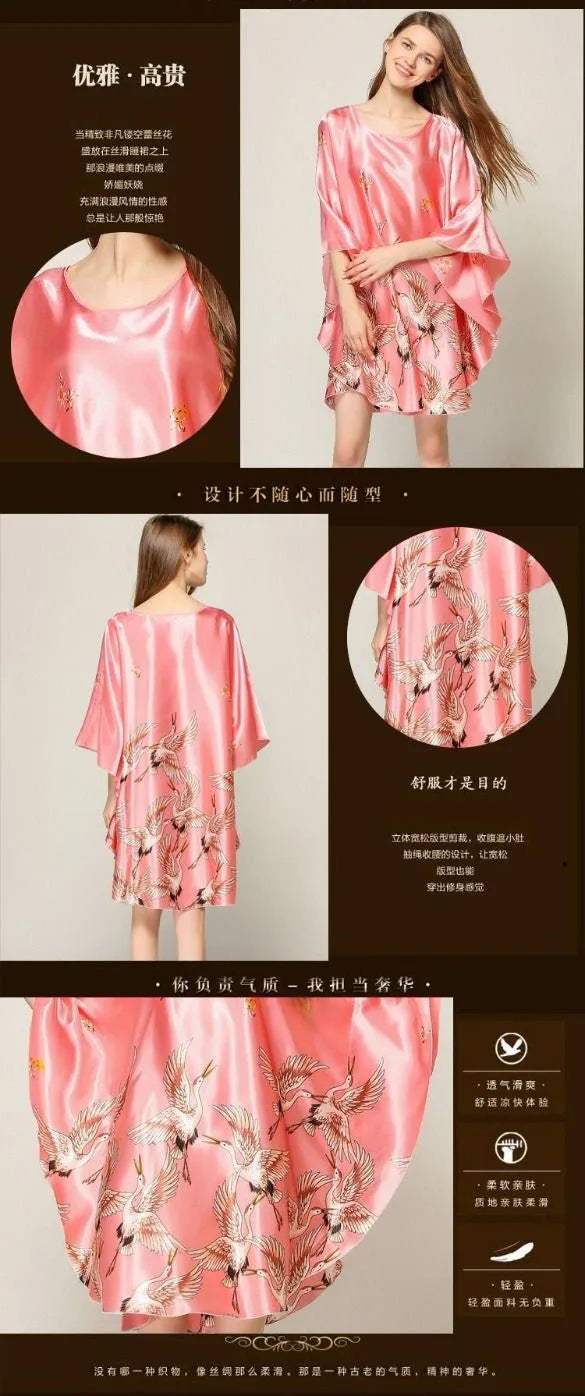 chemise de nuit et robe de chambre femme