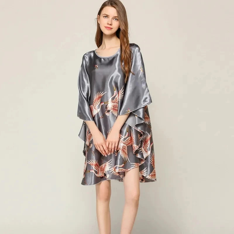 chemise de nuit et robe de chambre femme