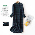 chemise de nuit a carreaux femme