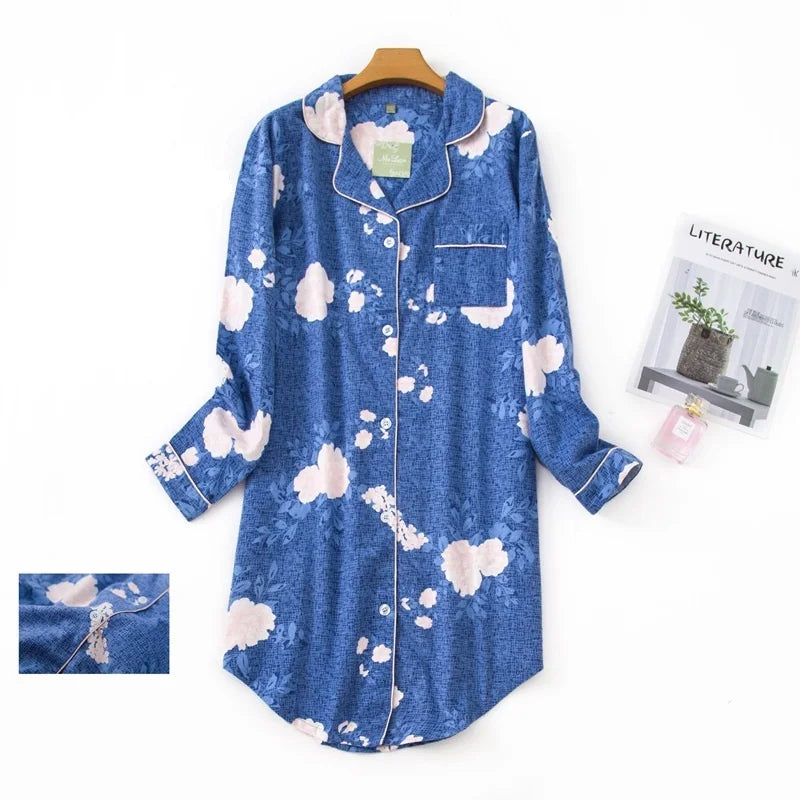 chemise de nuit liquette femme coton
