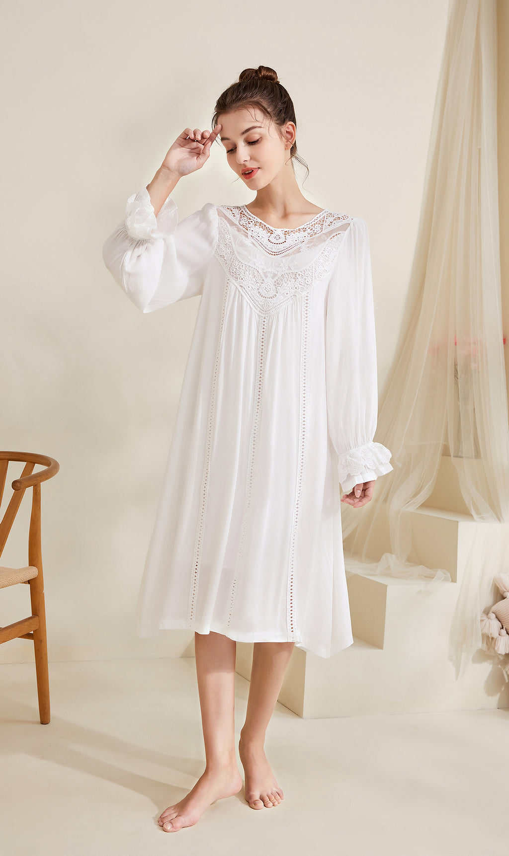 chemise de nuit femme ancienne