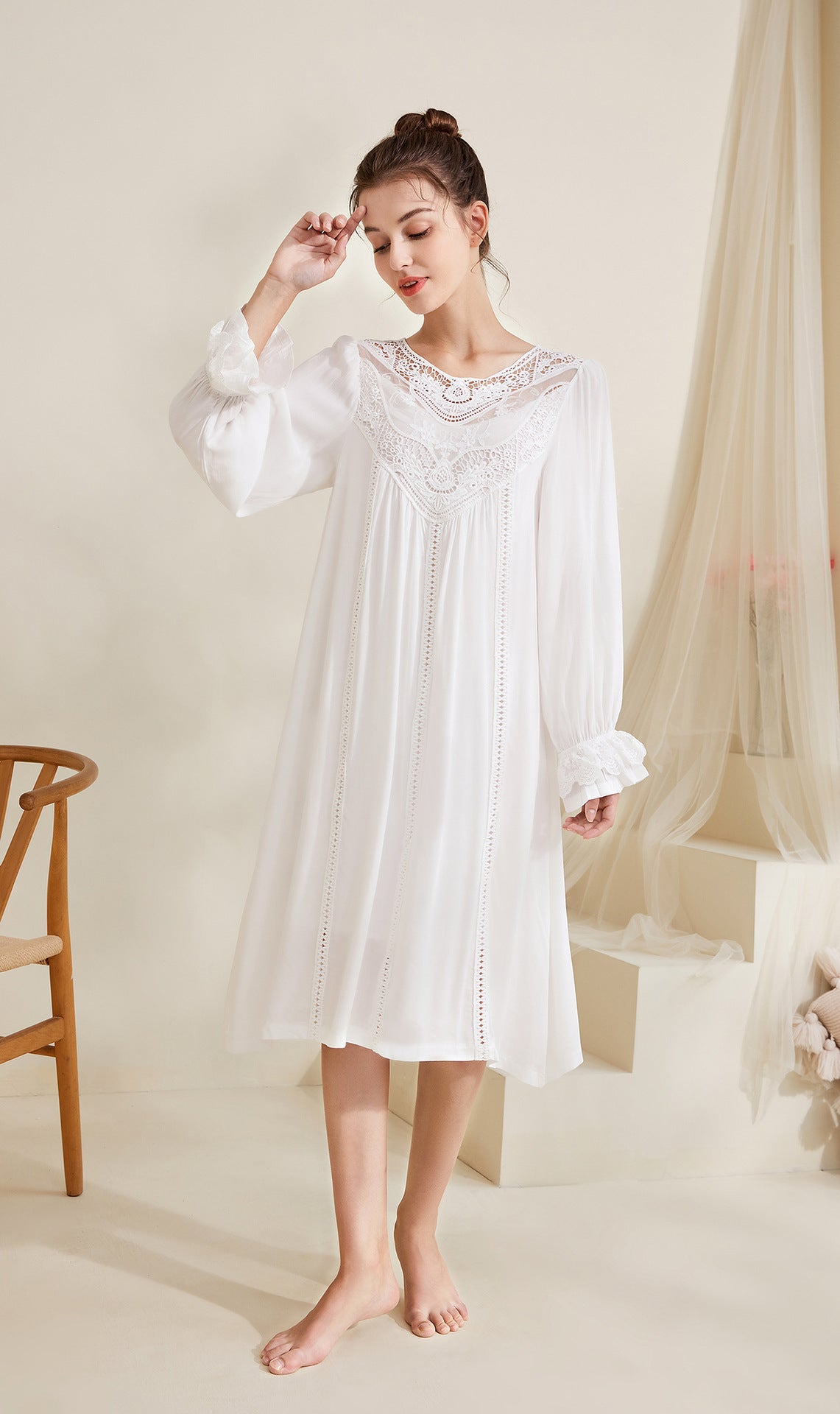 chemise de nuit femme ancienne