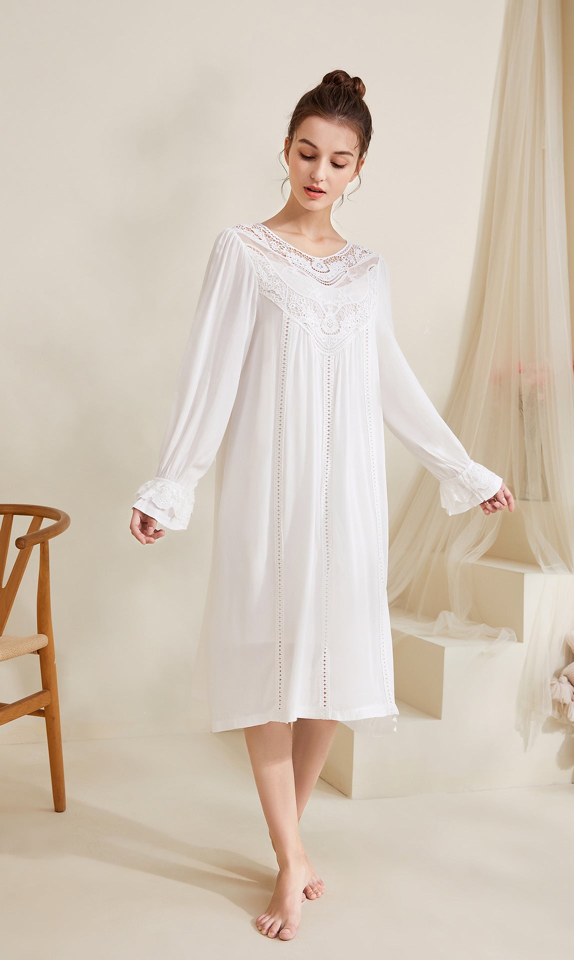 chemise de nuit femme ancienne