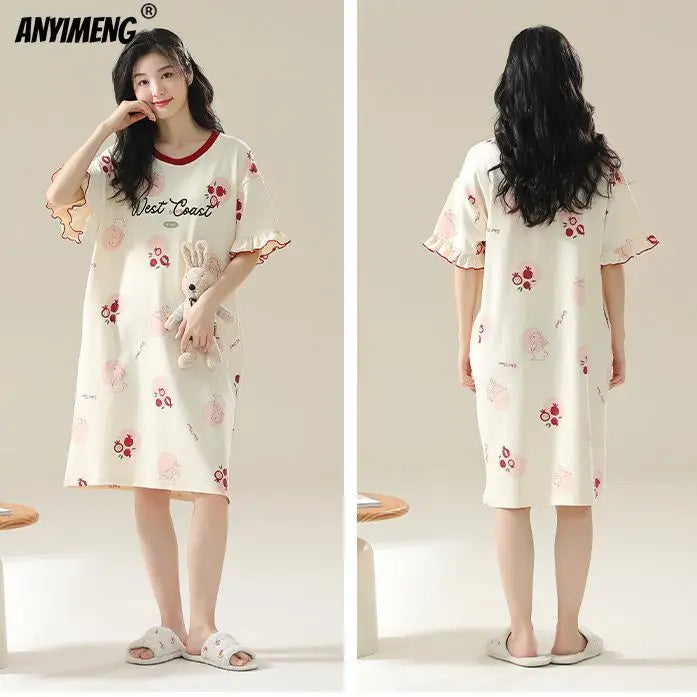 chemise de nuit coton bio femme