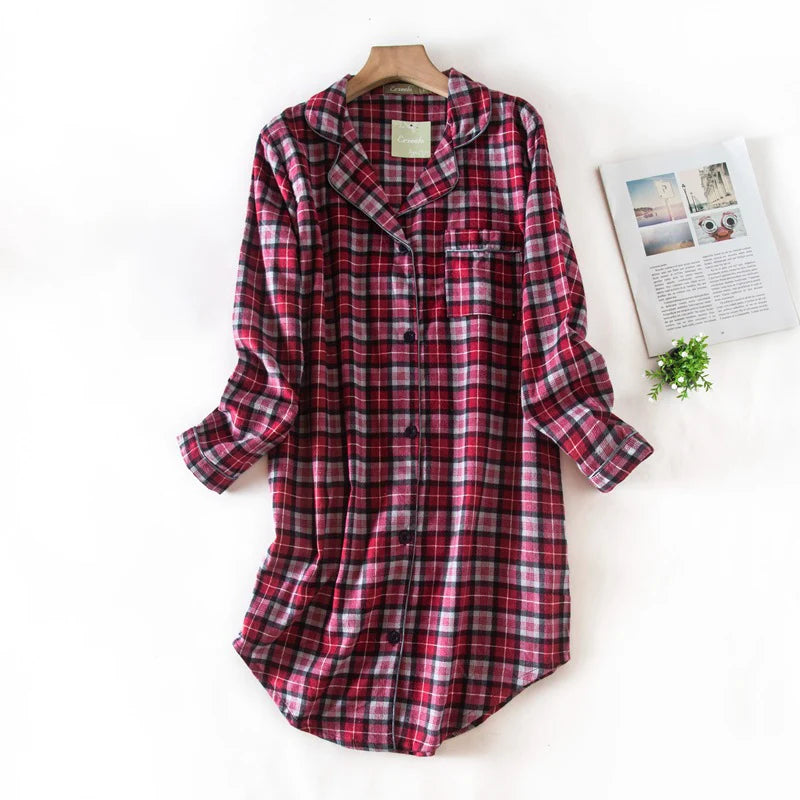 chemise de nuit liquette femme coton