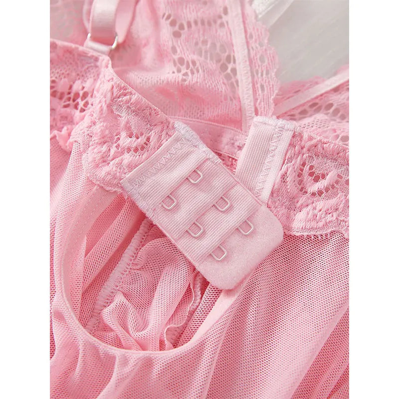 string dentelle sous vetement chemise de nuit femme
