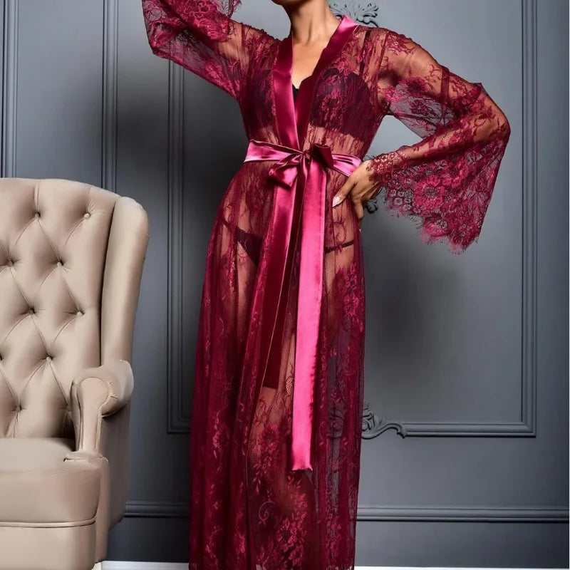 chemise de nuit transparente femme