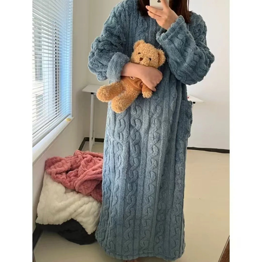 chemise de nuit epaisse femme