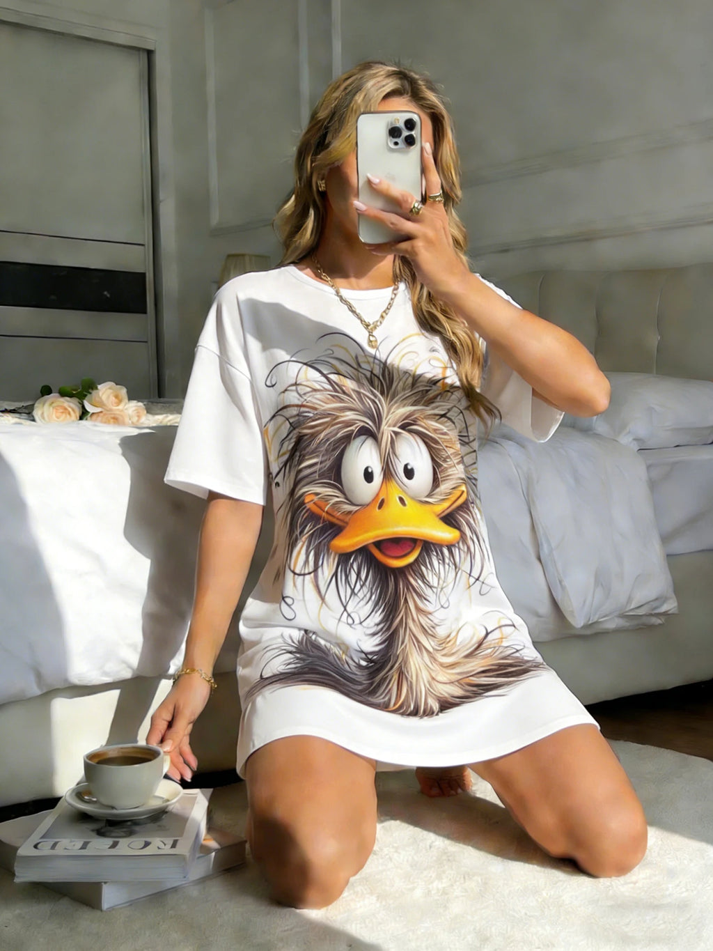 chemise de nuit humour femme