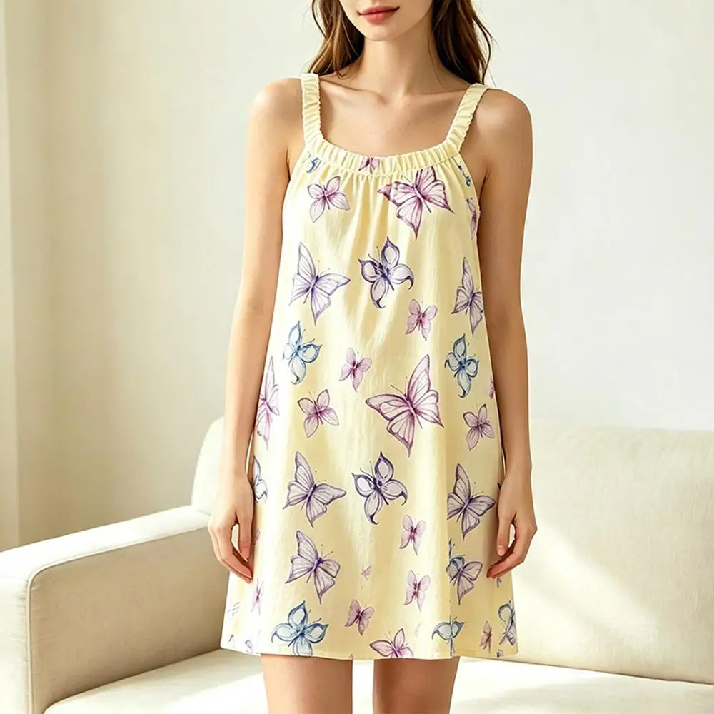 chemise de nuit sans manche femme