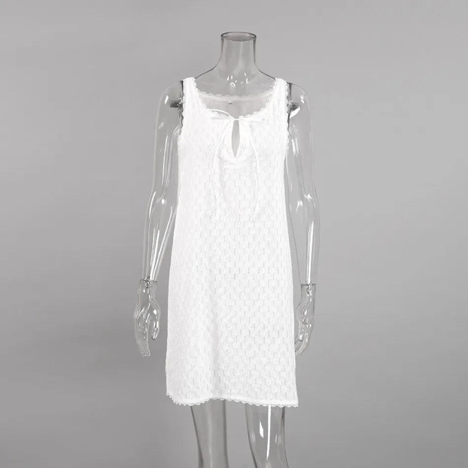 chemise de nuit femme coton sans manche