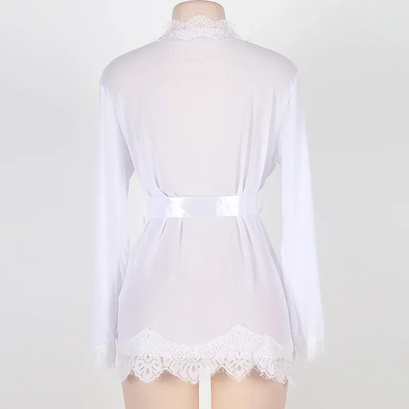 chemise de nuit femme ouverture devant