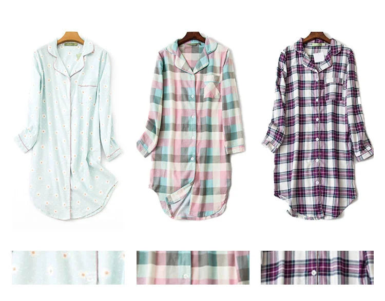 chemise de nuit liquette femme coton