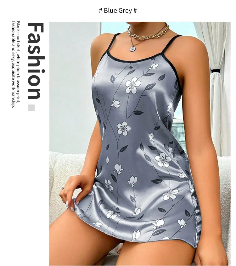 chemise de nuit courte femme