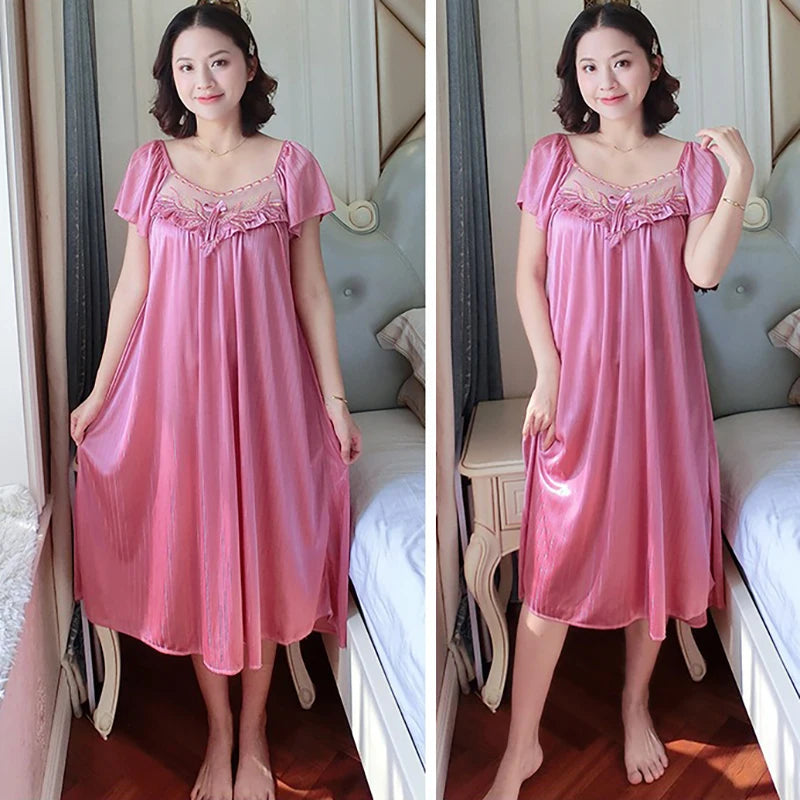 chemise de nuit senior femme