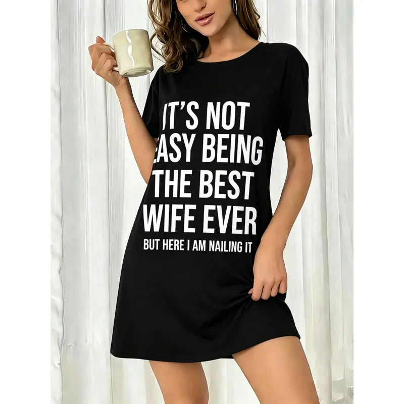 chemise de nuit femme humoristique