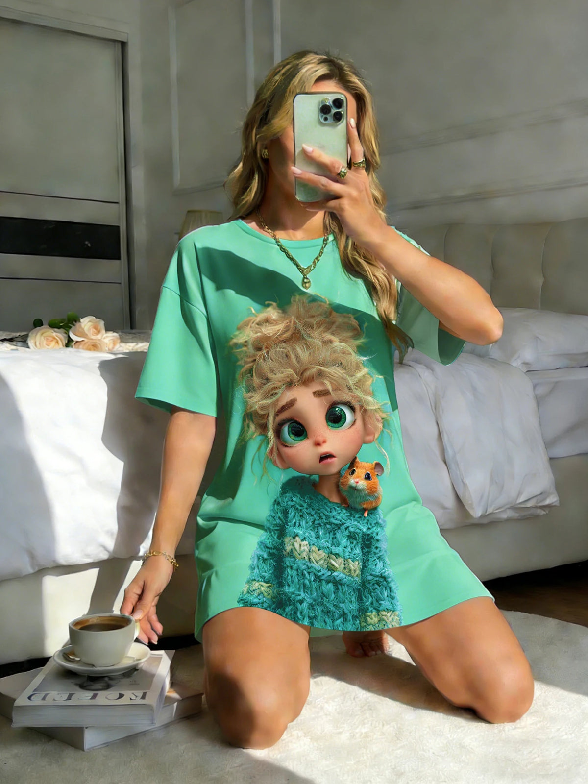 chemise de nuit tee shirt femme