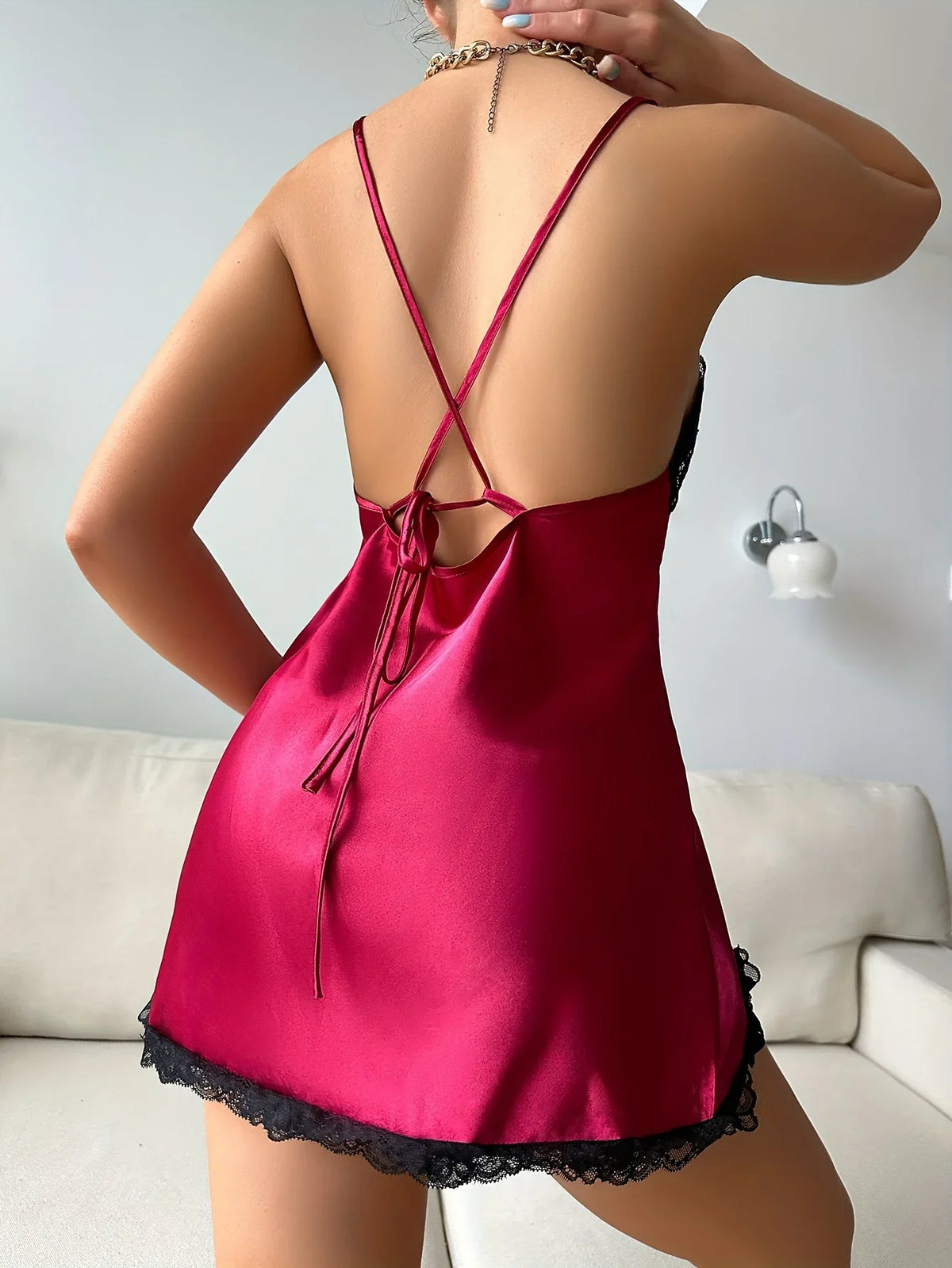 chemise de nuit nuisette femme