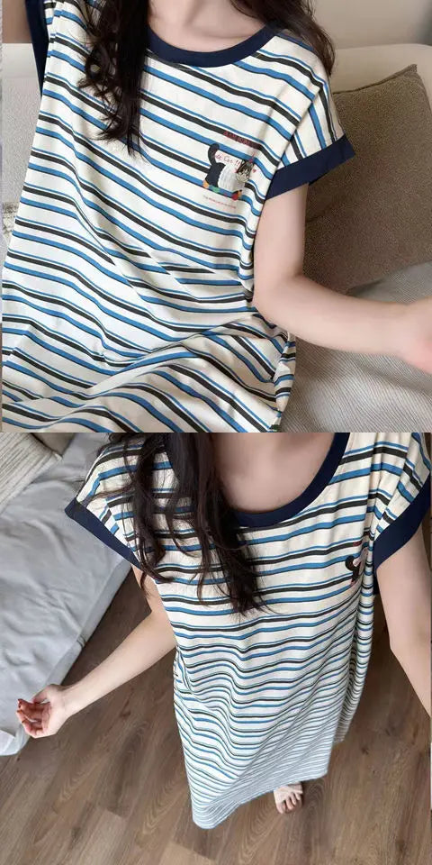 chemise de nuit femme longue sans manche