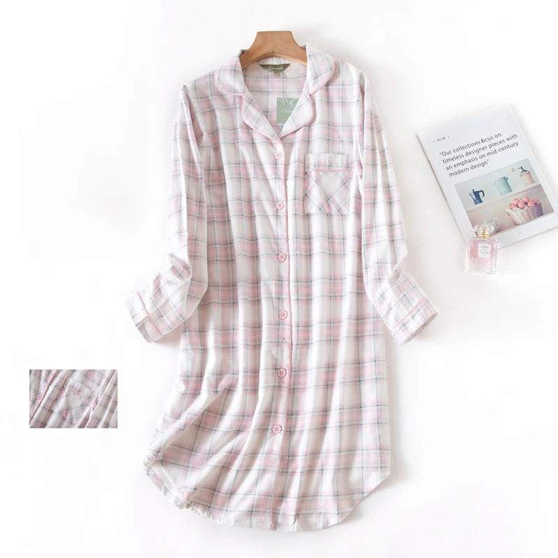 chemise de nuit liquette femme coton