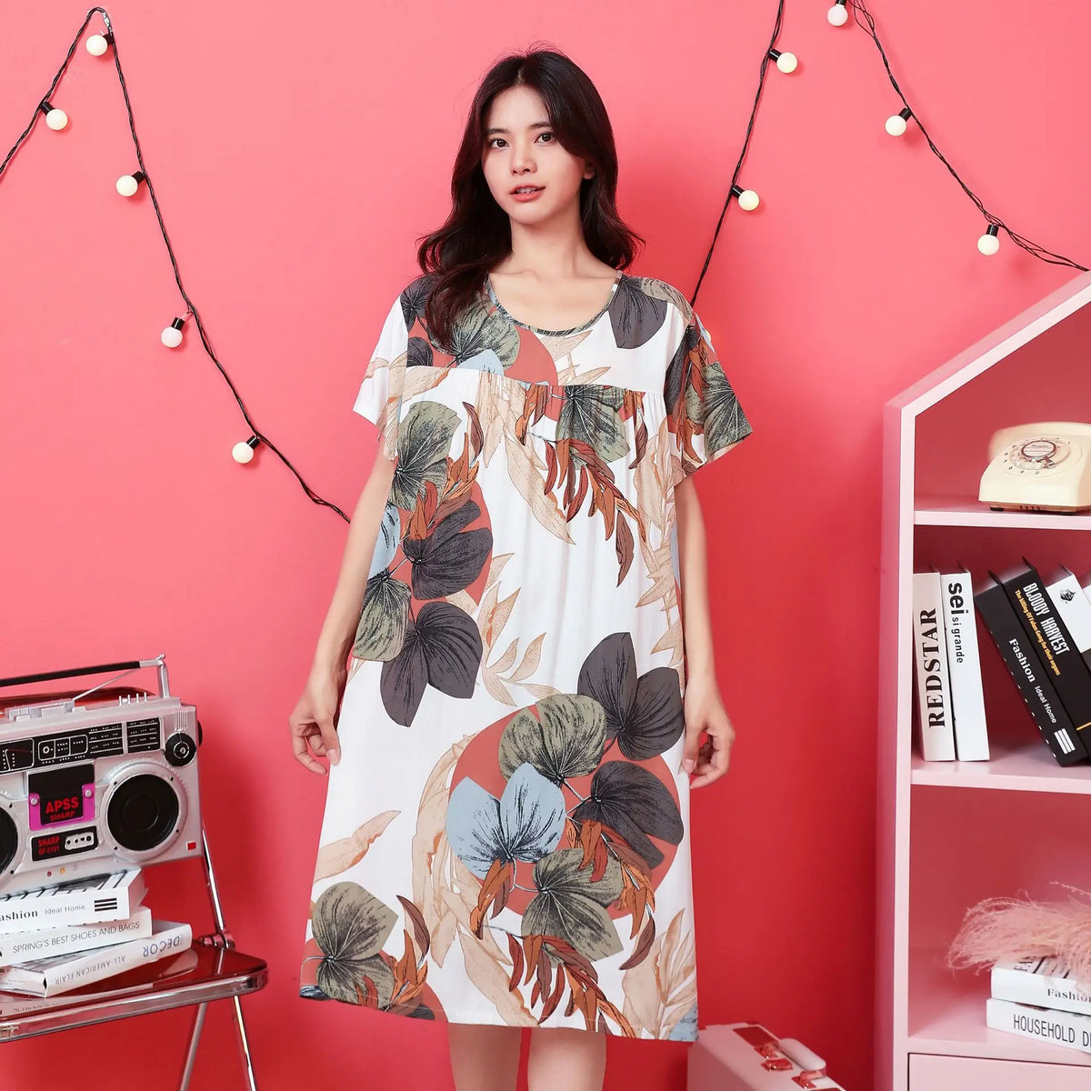 chemise de nuit viscose femme