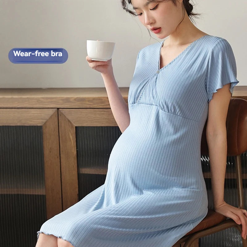 chemise de nuit femme maternite