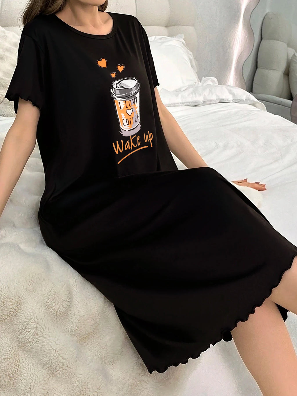 chemise de nuit chaude femme