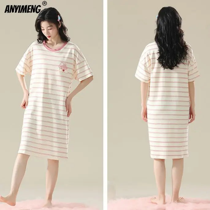 chemise de nuit coton bio femme