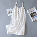 chemise de nuit gaze de coton femme