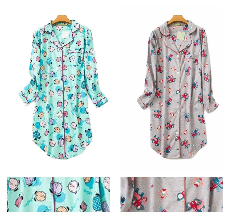 chemise de nuit liquette femme coton