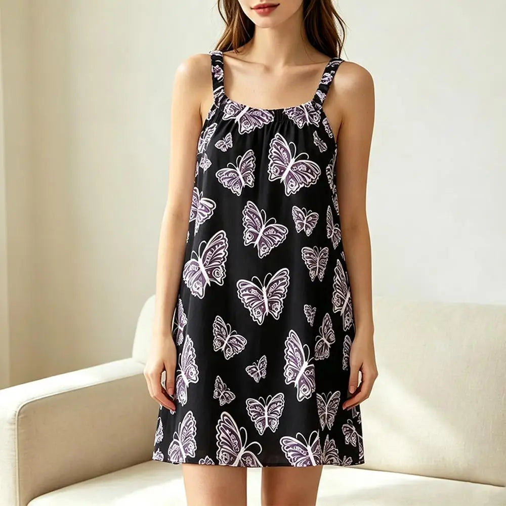 chemise de nuit sans manche femme