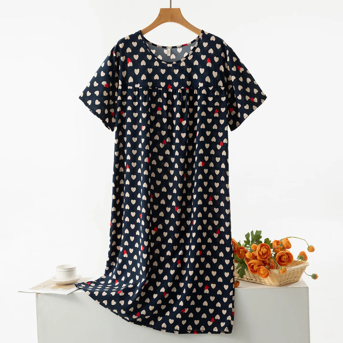 chemise de nuit ample femme