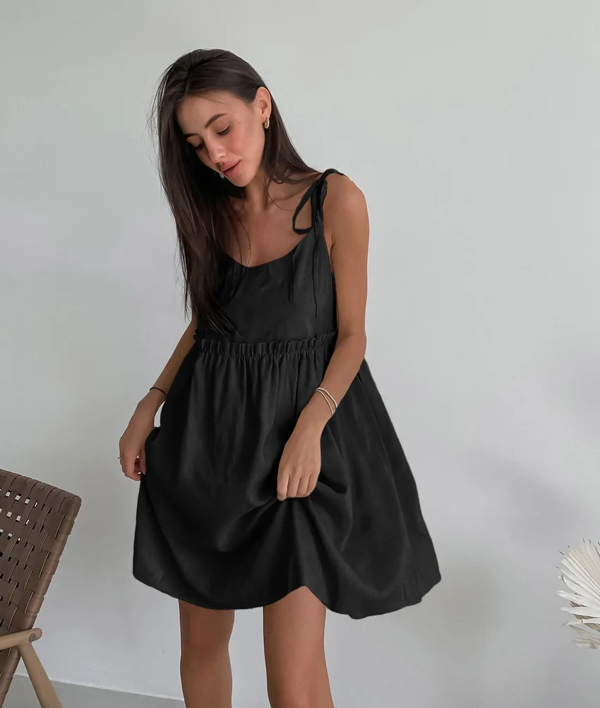 chemise de nuit en lin femme