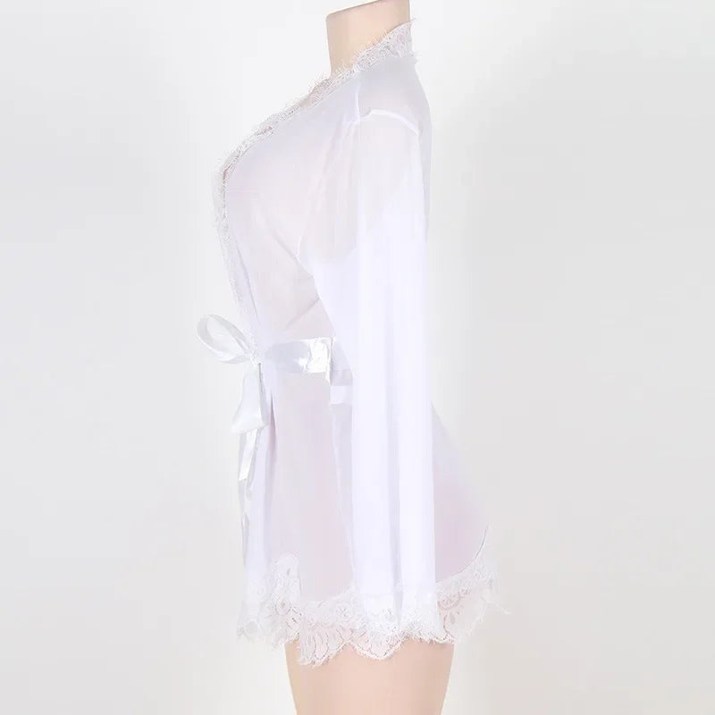chemise de nuit femme ouverture devant