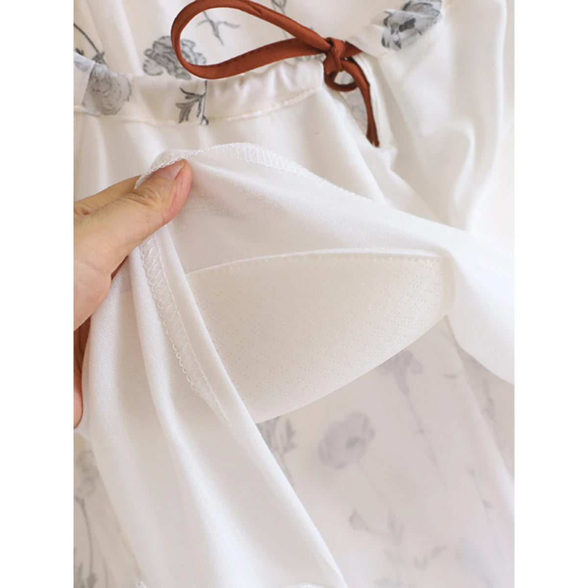 chemise de nuit femme gaze de coton