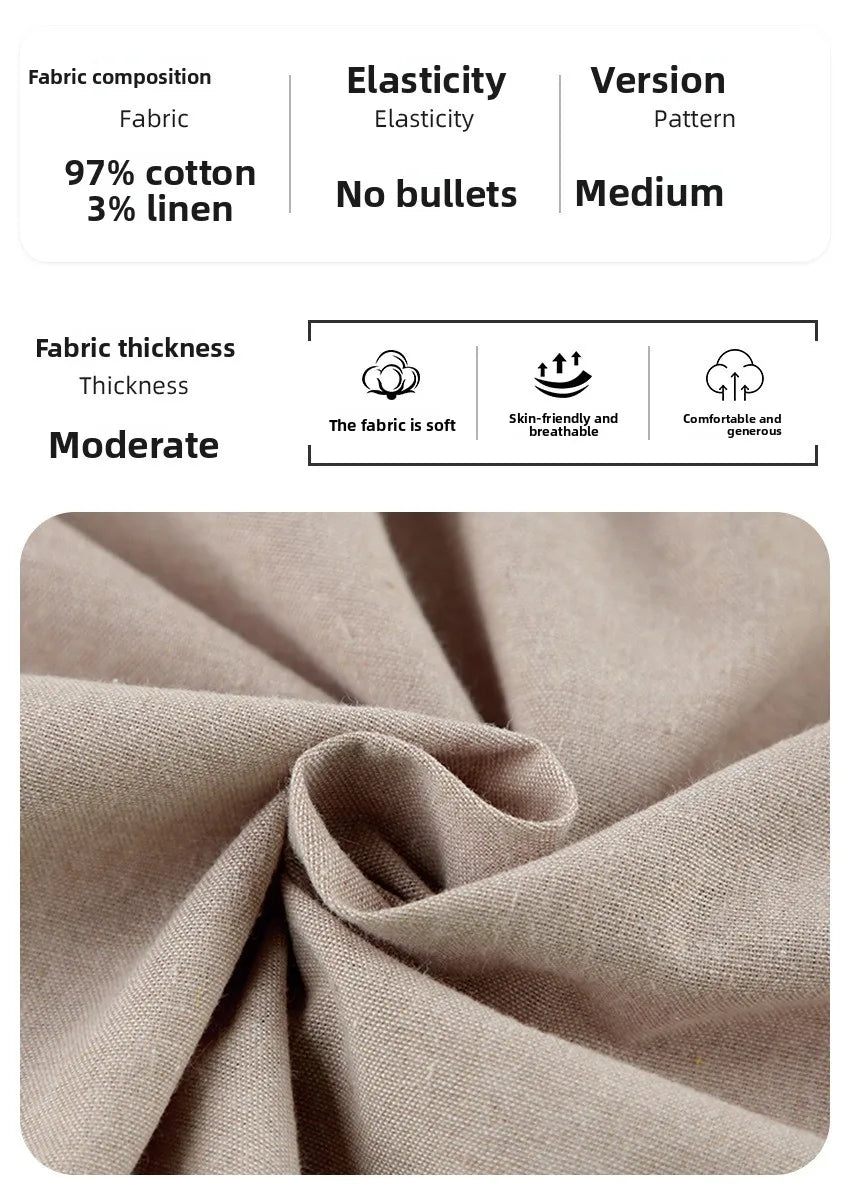 chemise de nuit en lin femme