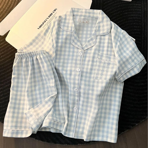 chemise de nuit femme a carreaux
