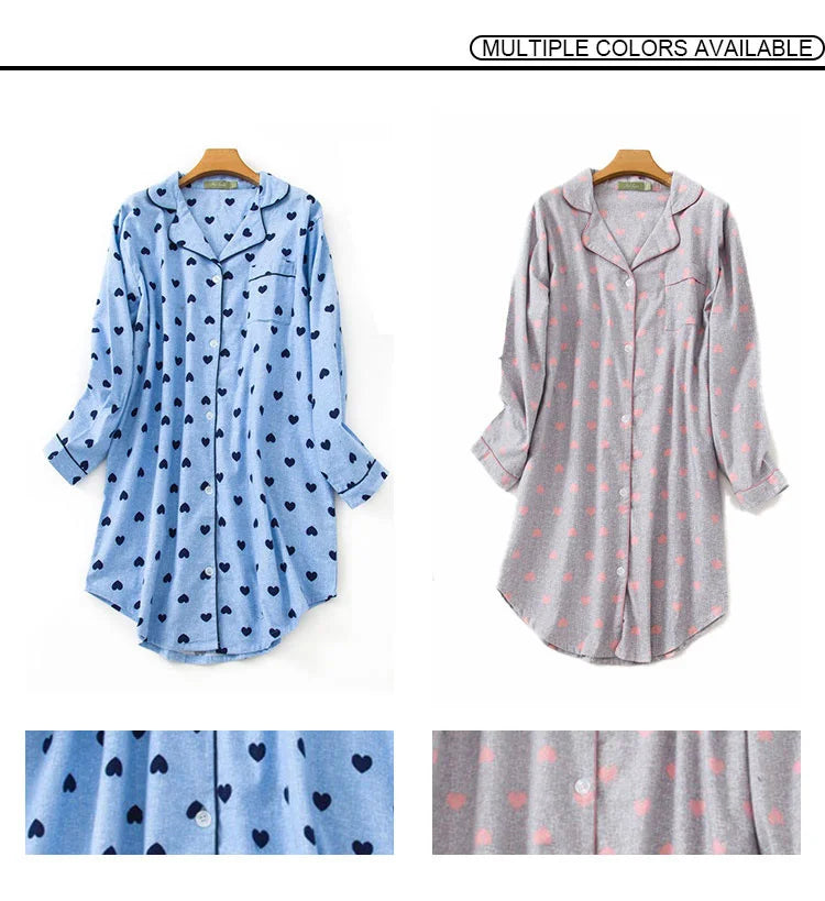 chemise de nuit liquette femme coton