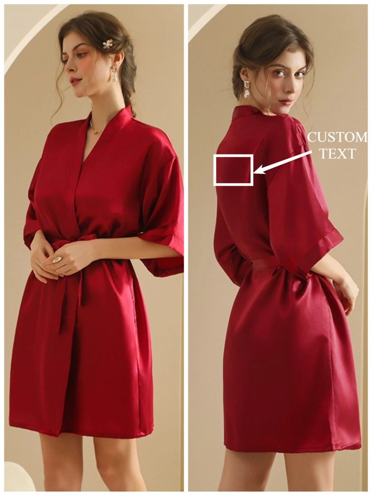 chemise de nuit femme personnalisable