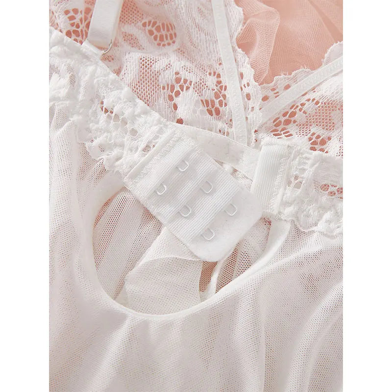 string dentelle sous vetement chemise de nuit femme