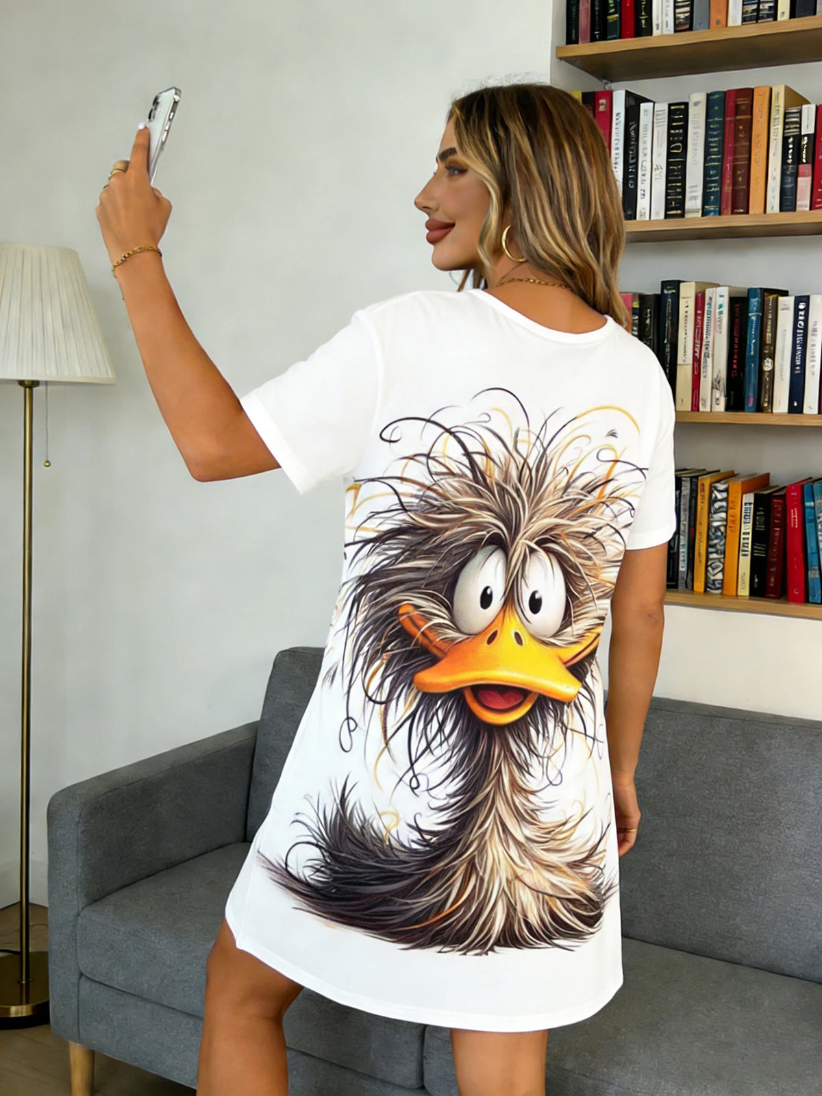 chemise de nuit humour femme