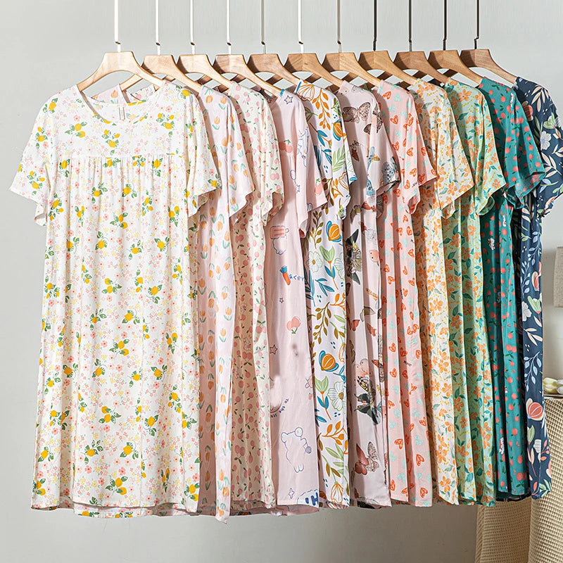 chemise de nuit ample femme