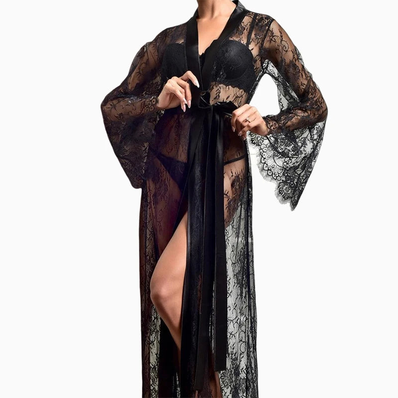 chemise de nuit transparente femme