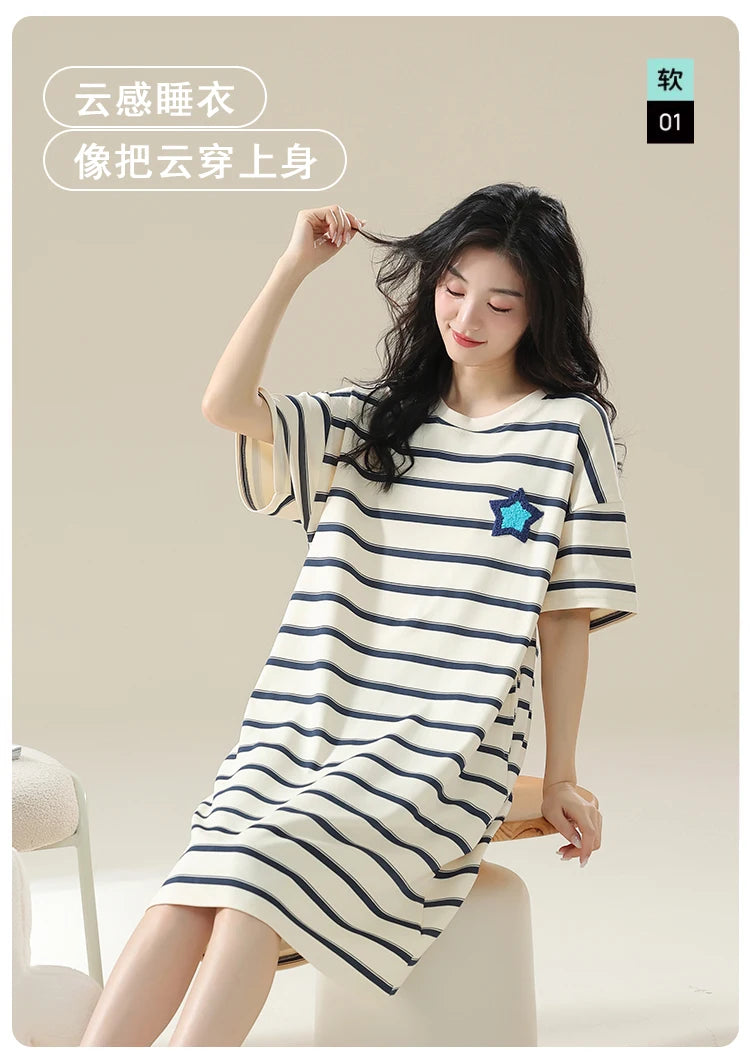 chemise de nuit coton bio femme