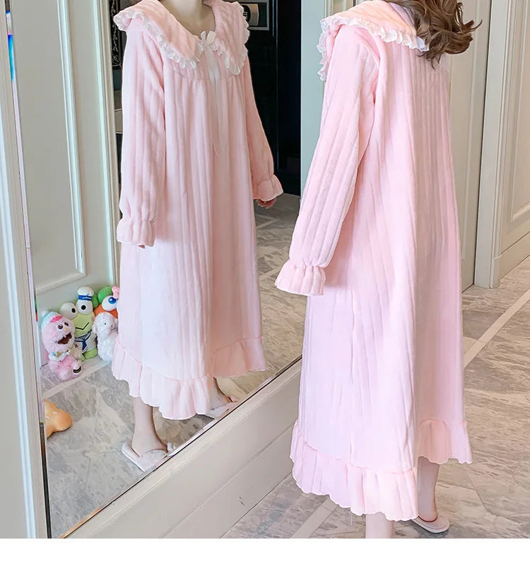 chemise de nuit femme en flanelle