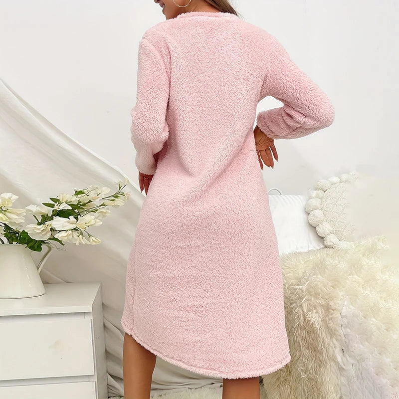 chemise de nuit femme hiver