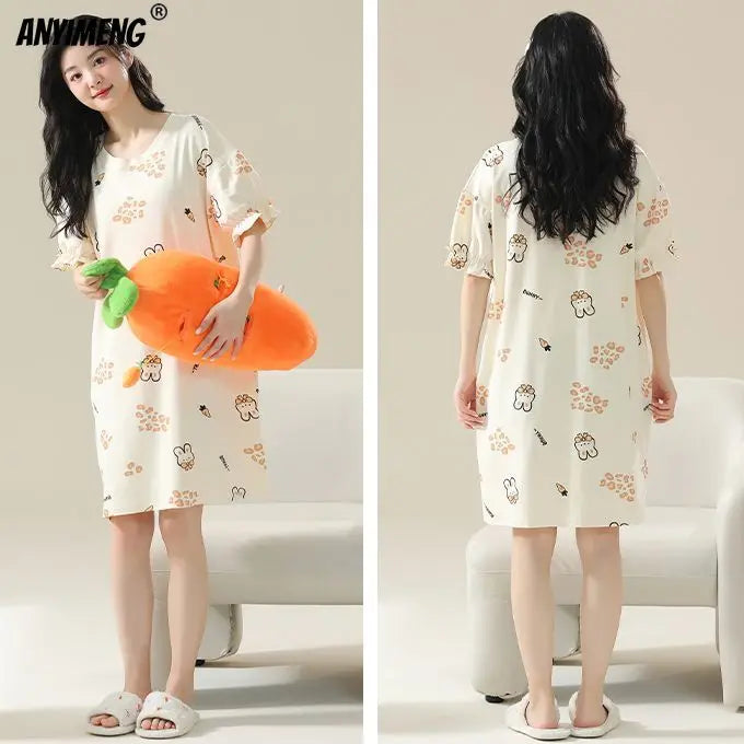 chemise de nuit coton bio femme
