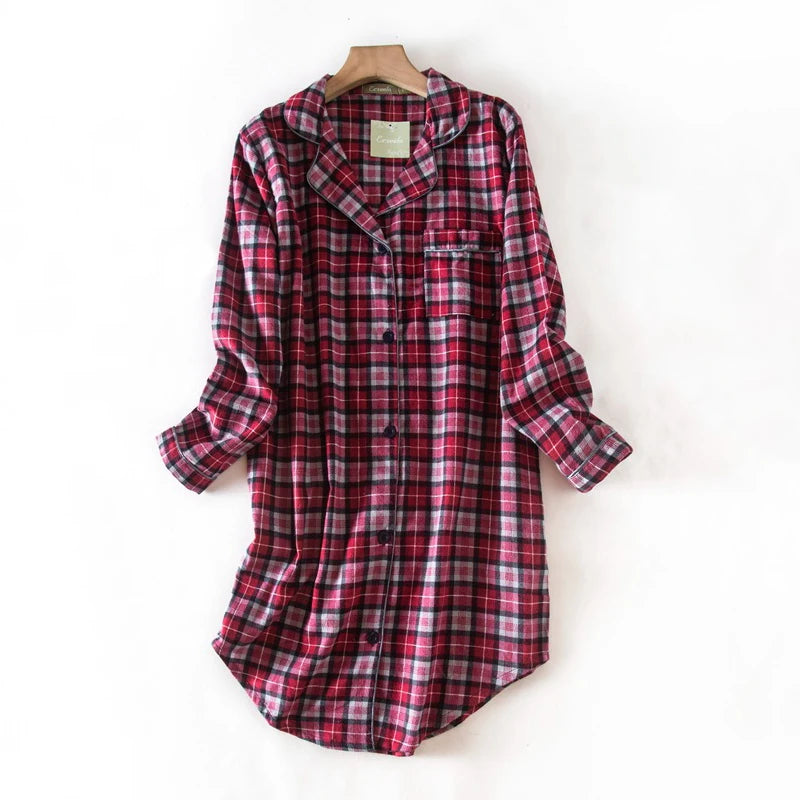 chemise de nuit liquette femme coton