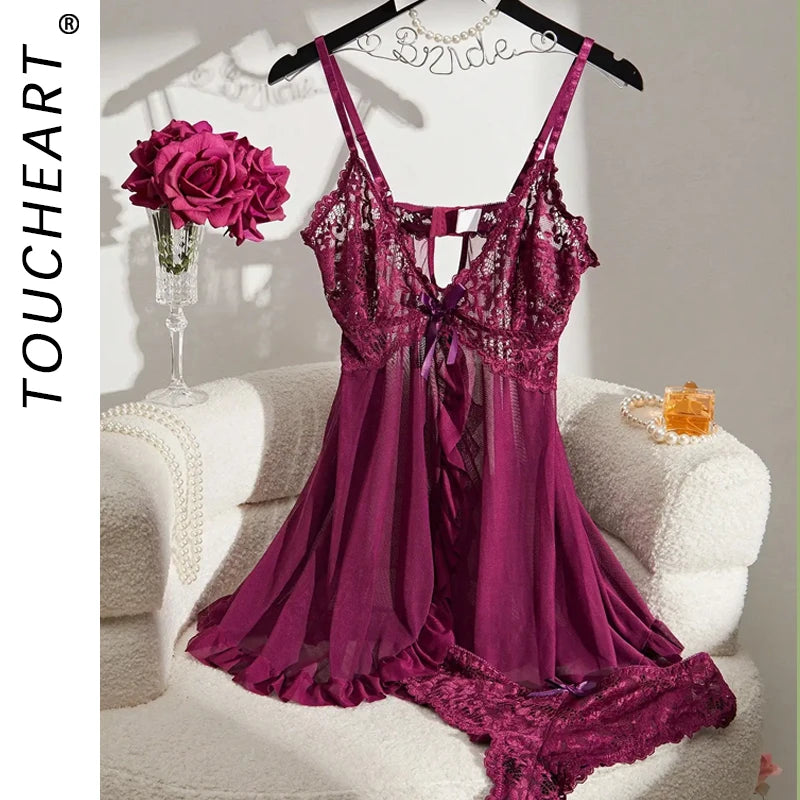 chemise de nuit dentelle femme